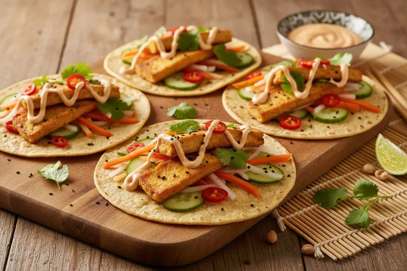 Bánh mì -tortillat rapealla tofulla