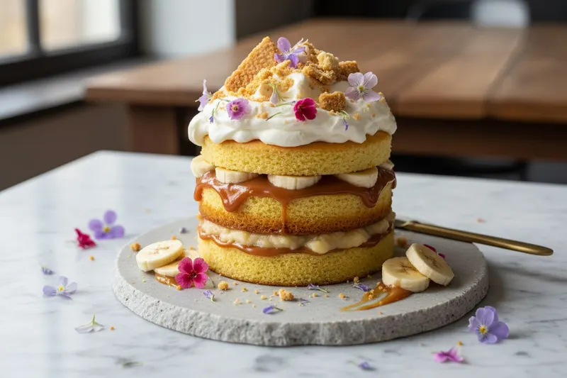 Banoffee-täytekakku