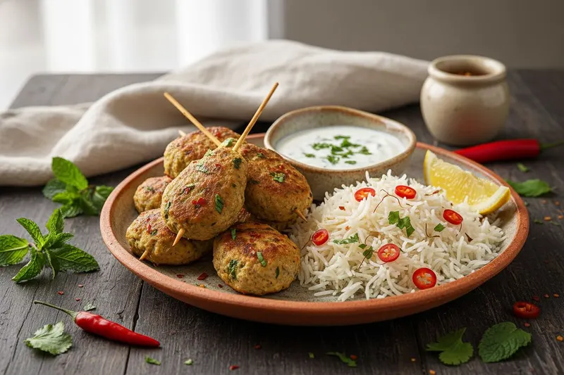 Kofta-tikut broilerista