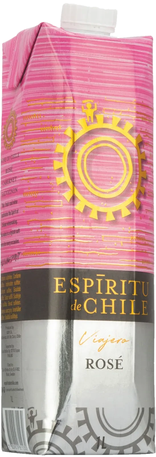 Espiritu de Chile Viajero Rose 2023 kartonkitölkki