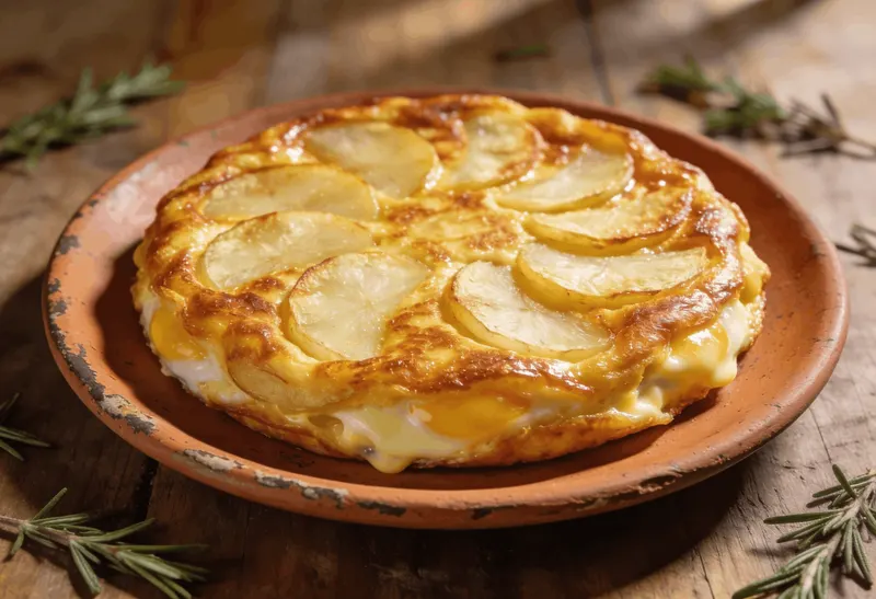 Tortilla Española – Espanjalainen Peruna-Munakas