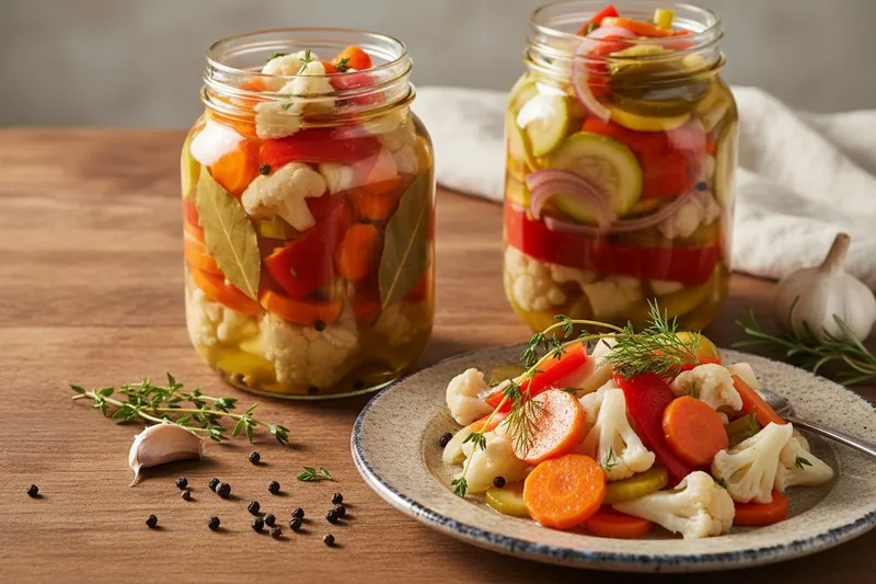 Giardiniera – pikkelöidyt kasvikset