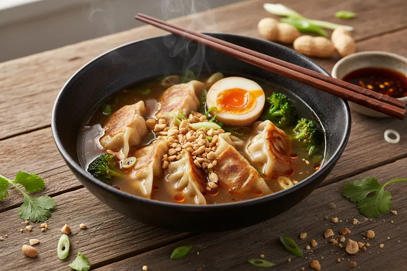 Japanilainen gyoza-keitto