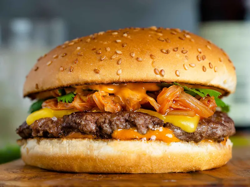 Kimchi-burgerit