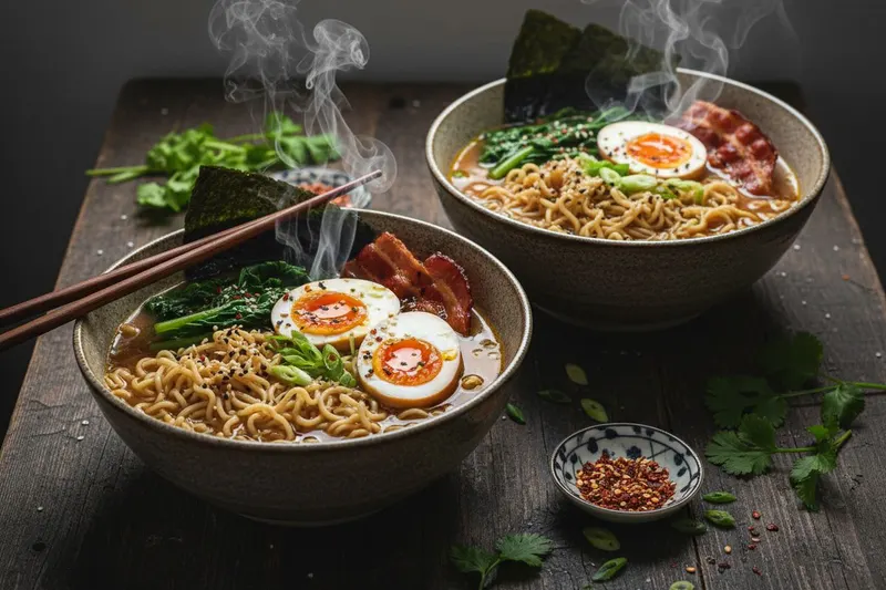 Ramen-keitto vartissa