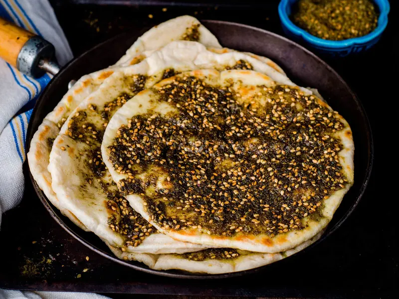 Zaatar-leipä