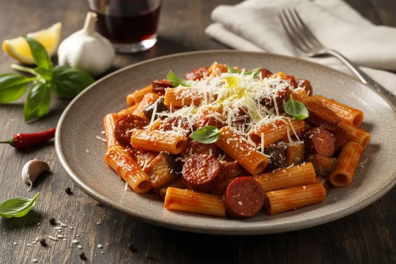 Munakoiso-chorizopasta