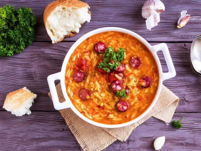 Orzo-keitto