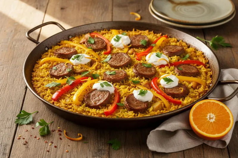 Pääsiäispaella lammasmakkaralla