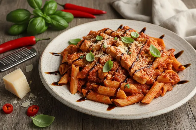 Pasta all'Arrabbiata kanalla