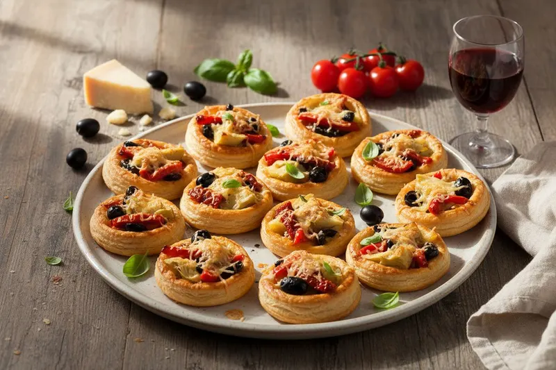 Pienet antipasti-piiraat
