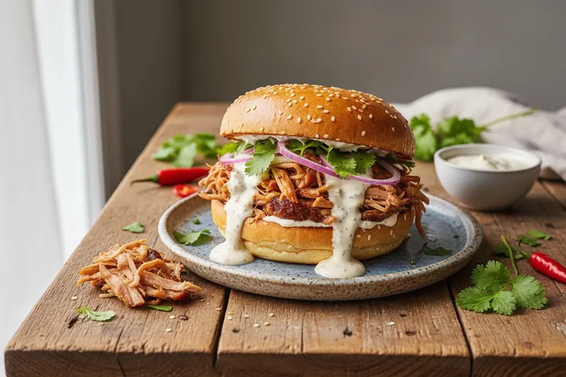 Pulled Pork -hampurilainen