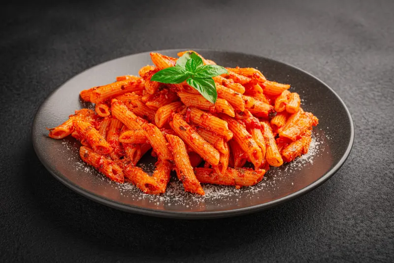 Arrabiata-pasta