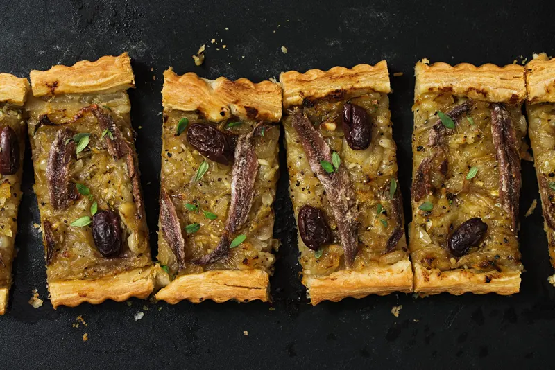 Pissaladière-piirakka