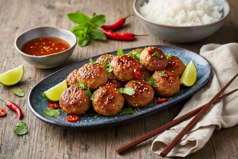Thaimaalaiset kanapullat