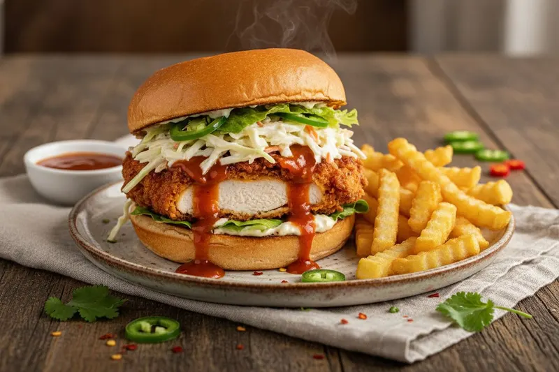 Hot Wings -kanaburger