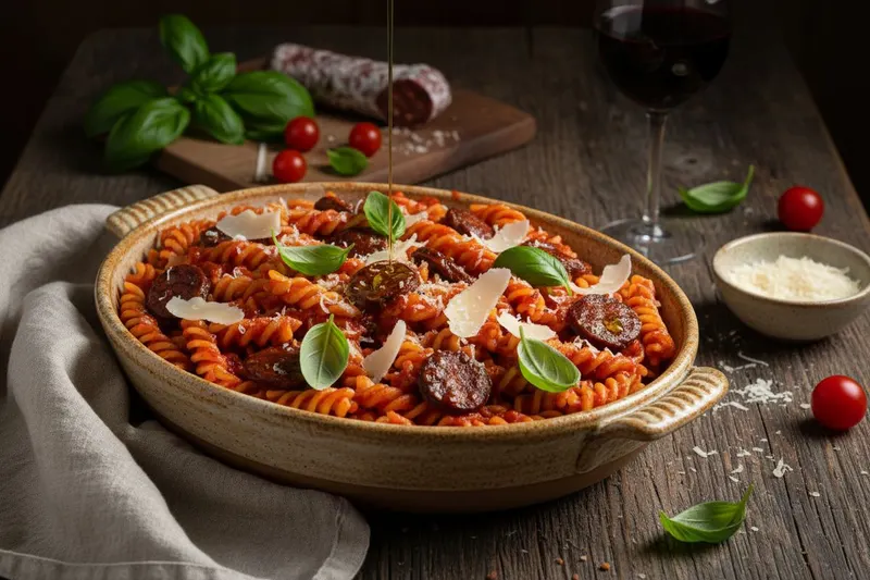 Uunipasta ndujalla