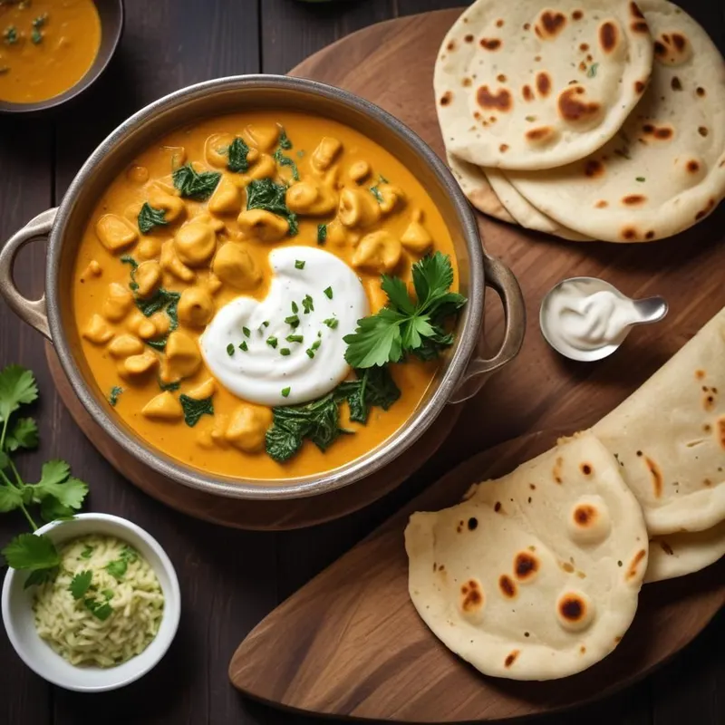 Viiden aineksen vegaaninen curry